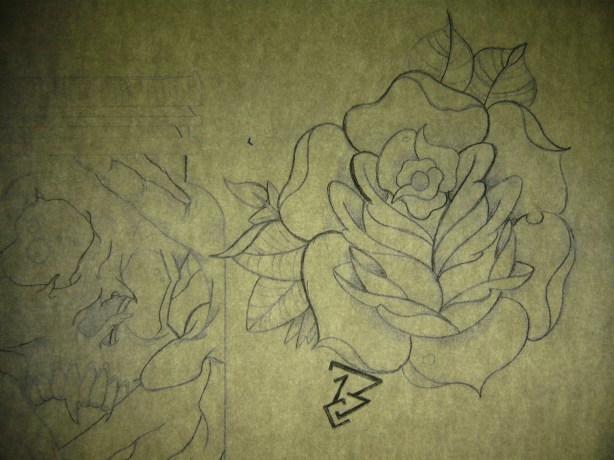 Rose from sketchbook